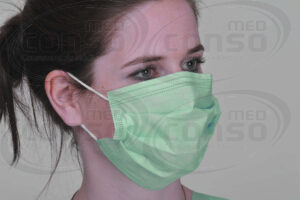 GREEN EARLOOP FACE MASK